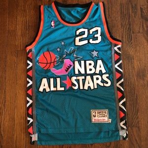 Authentic M&N Michael Jordan 96’ All-Star Jersey